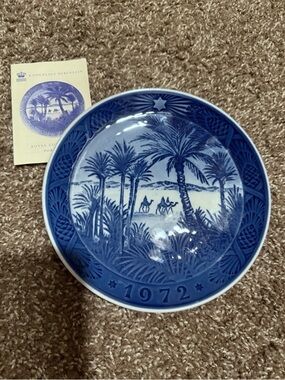 Vintage Royal Copenhagen 1972 Collector Plate “In the Desert”